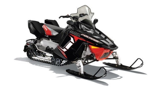 Polaris 600 Switchback Adventure – The Industry’s First Adventure Snowmobile.