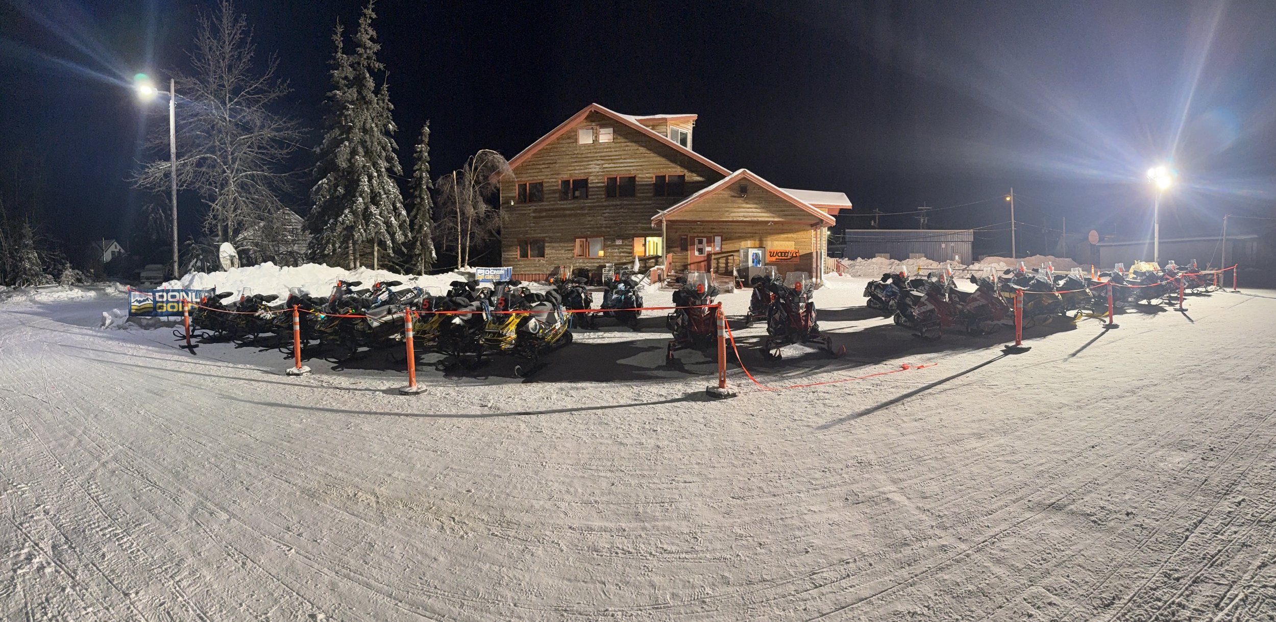 A sleepy morning before the first teams departed McGrath. Team 20 was the first to leave at just after 8 a.m. Keith Manternach photo