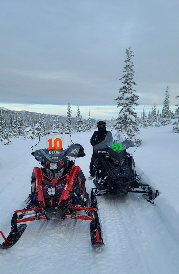 Team 51 Expedition Class rider Russell Nelson along the trail between Unalakleet and Nome. Olds said they had great weather on Sunday, riding between Galena and Unalakleet. Chris Olds photo