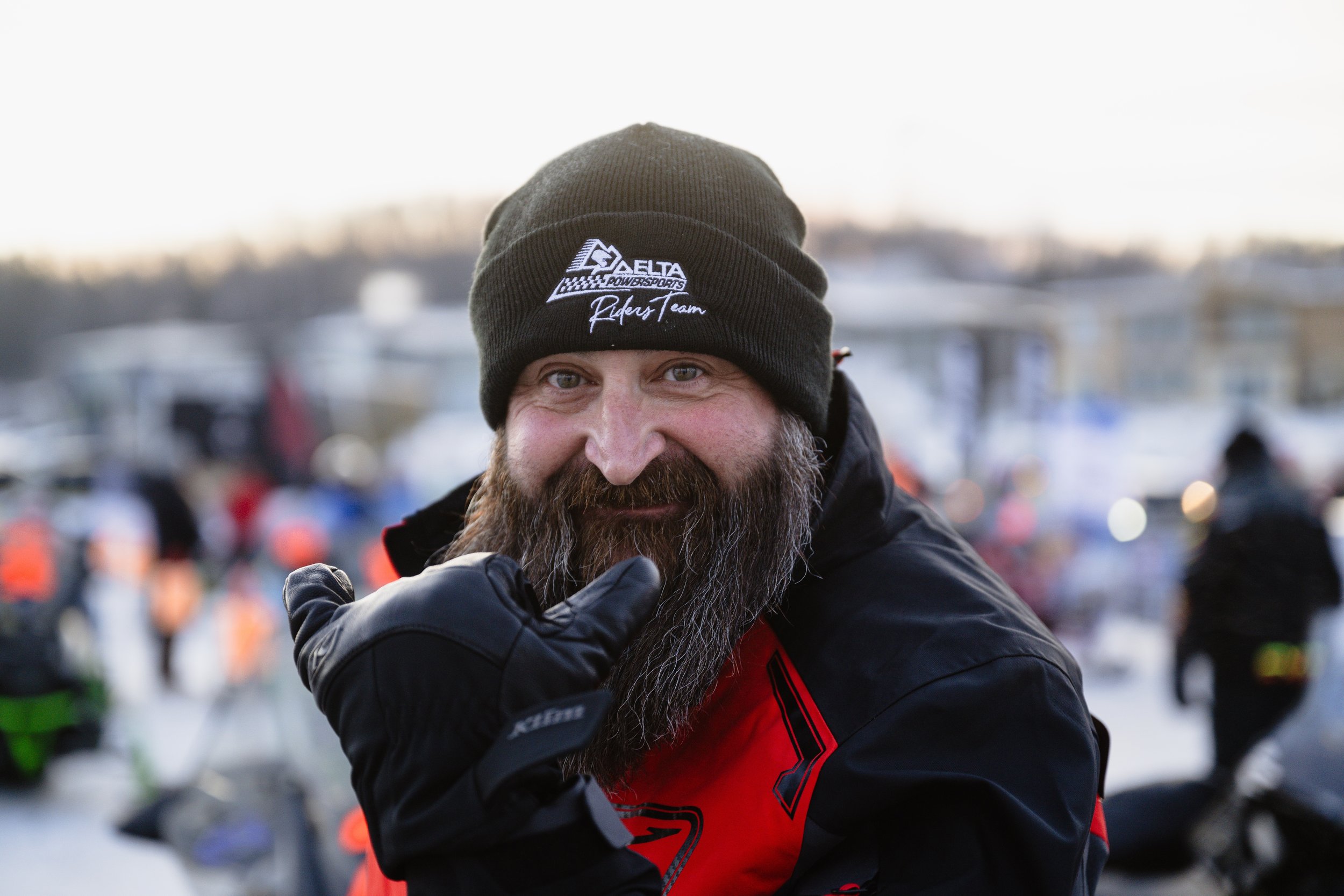Kris Kaltenbacher of Sparks, Nev., brings energy and enthusiasm to the Iron Dog Race. He plans to be back in 2025. Tyler Bryan photo