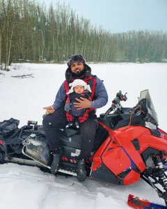 Rico Rossi is entering the Expedition Class for the first time this year. Rossi has spent the past five years perfecting his riding skills, in the hopes of running the Pro Class one day. He is shown here with his son, Eric. Photo courtesy: Rico Rossi