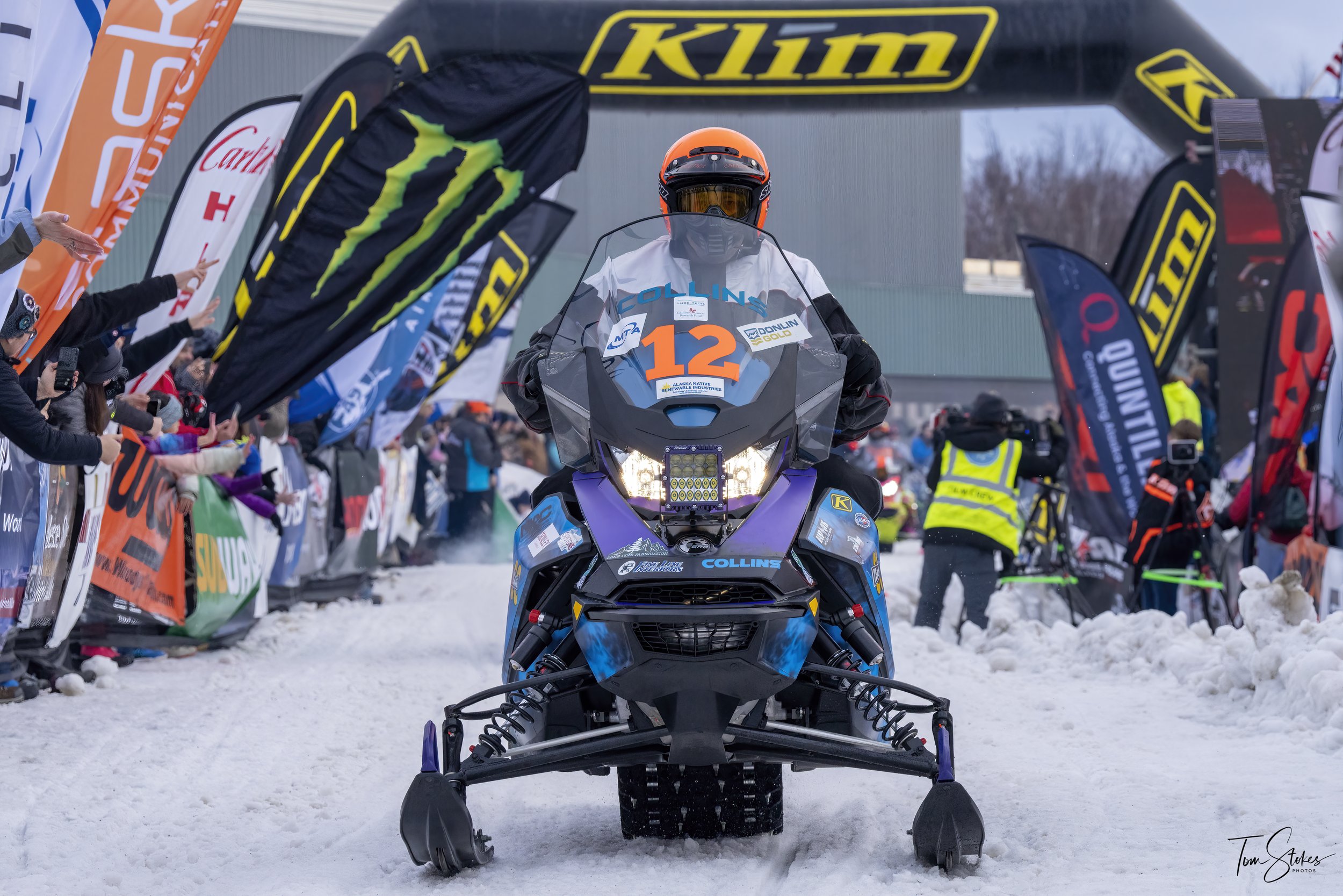 Team 12’s Chris Collins and Doug Wicken are Kotzebue’s hometown heroes. The community eagerly awaited their arrival on Wednesday during Iron Dog 2022. Courtesy Tom Stokes